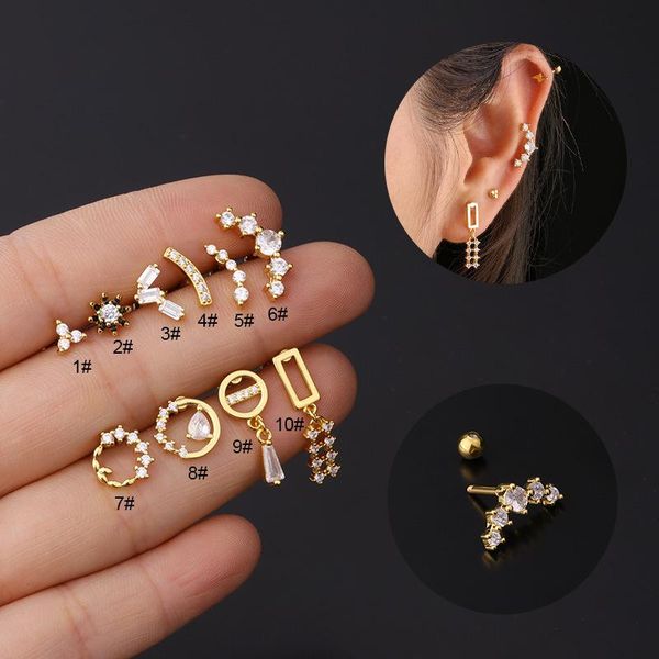 stud 2021 fashion stainless steel perforated earrings zircon ear bone jewelry, Golden;silver
stud 2021 fashion stainless steel perforated earrings zircon ear bone jewelry, Golden;silver