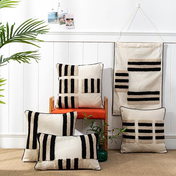 cushion/decorative pillow black white cushion cover 45x45cm/30x50cm decorative tufted geometric for netural home decoration living room bed
cushion/decorative pillow black white cushion cover 45x45cm/30x50cm decorative tufted geometric for netural home decoration living room bed