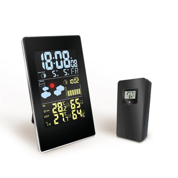 desk & table clocks clock alarm with weather station hygrometer wireless barometer indoor and outdoor sensor led
desk & table clocks clock alarm with weather station hygrometer wireless barometer indoor and outdoor sensor led