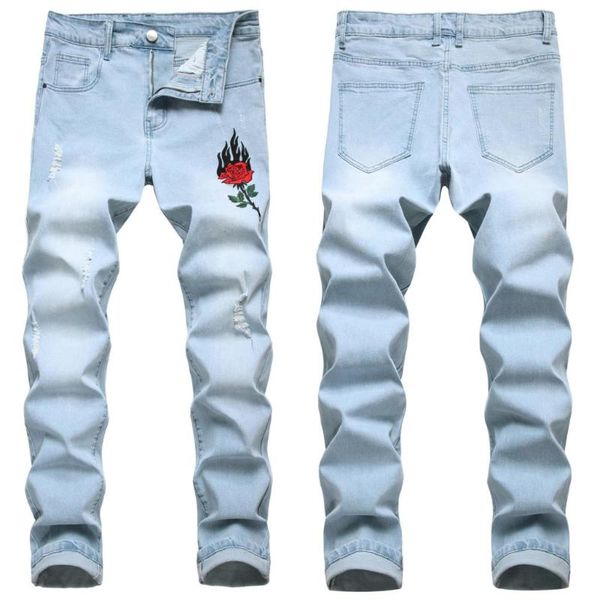 men's jeans youth tide brand men's casual stretch water all-match slim retro pants men, Blue
men's jeans youth tide brand men's casual stretch water all-match slim retro pants men, Blue