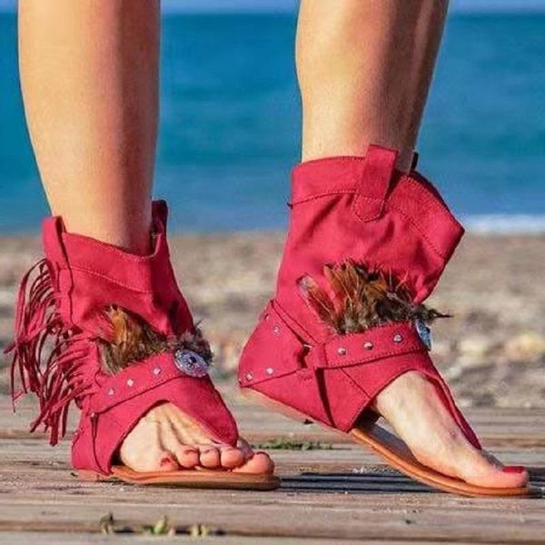 summer women flats sandals gladiator tassel open toe beach shoes boho casual ladies roman flip flops big size, Black
summer women flats sandals gladiator tassel open toe beach shoes boho casual ladies roman flip flops big size, Black
