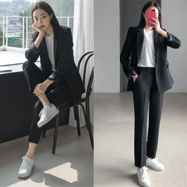 british style ol two-piece spring and autumn slim fashion suit female professional small dress women's two piece pants, White
british style ol two-piece spring and autumn slim fashion suit female professional small dress women's two piece pants, White