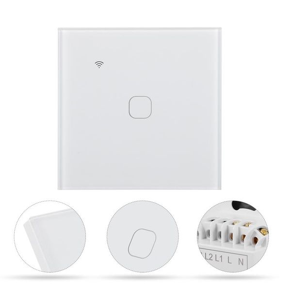 smart home control multifunction light switch voice touch timer (uk plug)