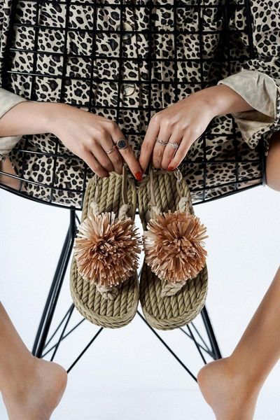 sandals joyce women's rope finger, Black 
sandals joyce women's rope finger, Black