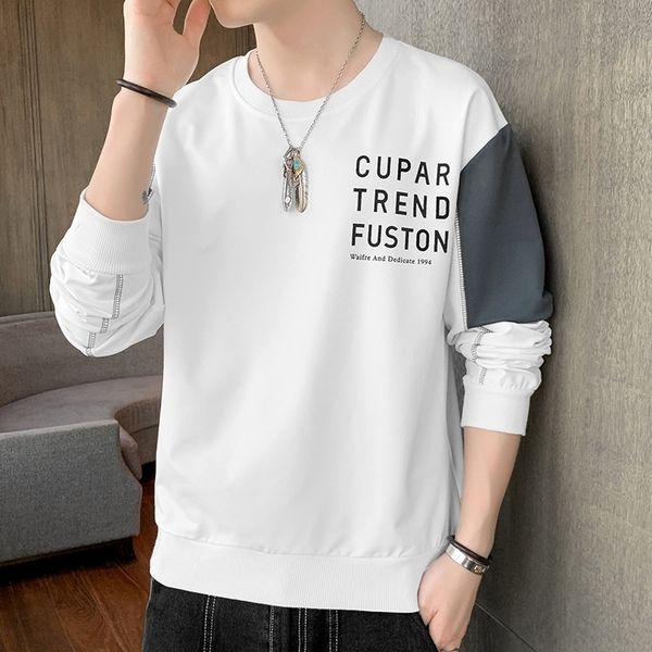 792d long men's t-shirts) sleeve 2021 loose korean fashion brand spring leisure long sleeve clothes autumn and winter sweater men', White;black
792d long men's t-shirts) sleeve 2021 loose korean fashion brand spring leisure long sleeve clothes autumn and winter sweater men', White;black