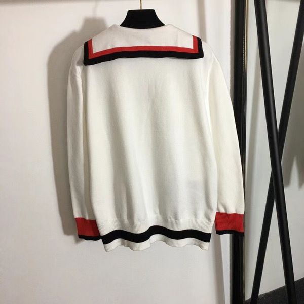 2020 autumn brand same style sweaters lapel neck cardigan print regular long sleeve lapel neck women clothes 5, White;black
2020 autumn brand same style sweaters lapel neck cardigan print regular long sleeve lapel neck women clothes 5, White;black