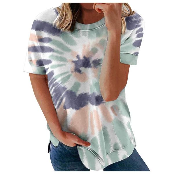 # women's fashion tie-dye gradient t-shirt harajuku cartoon street leisure white 2021 summer
# women's fashion tie-dye gradient t-shirt harajuku cartoon street leisure white 2021 summer