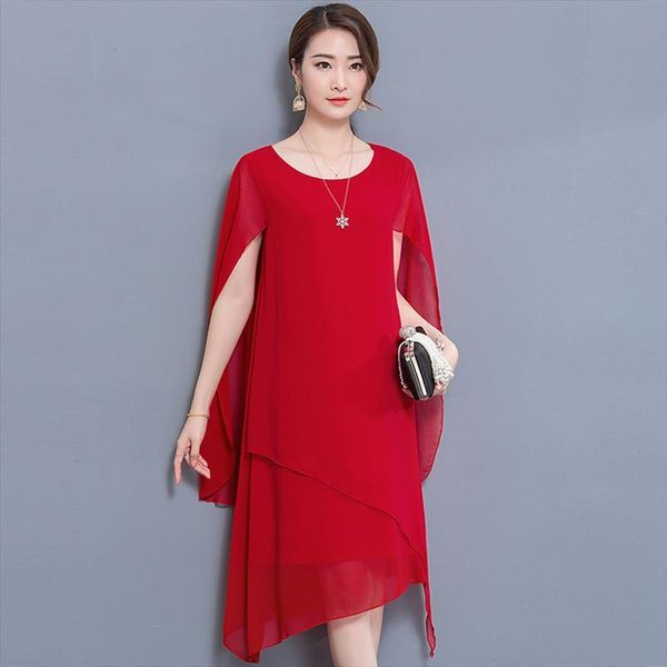chiffon cape dress elegant formal women tanks dinner dresses plus size 4xl 5xl summer robe party noble red clothing, White
chiffon cape dress elegant formal women tanks dinner dresses plus size 4xl 5xl summer robe party noble red clothing, White