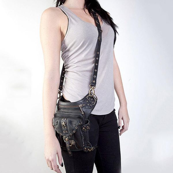 women waist bag female fanny pack belt bags small leg steampunk gothic messenger hip hop bum fashion purse d05
women waist bag female fanny pack belt bags small leg steampunk gothic messenger hip hop bum fashion purse d05