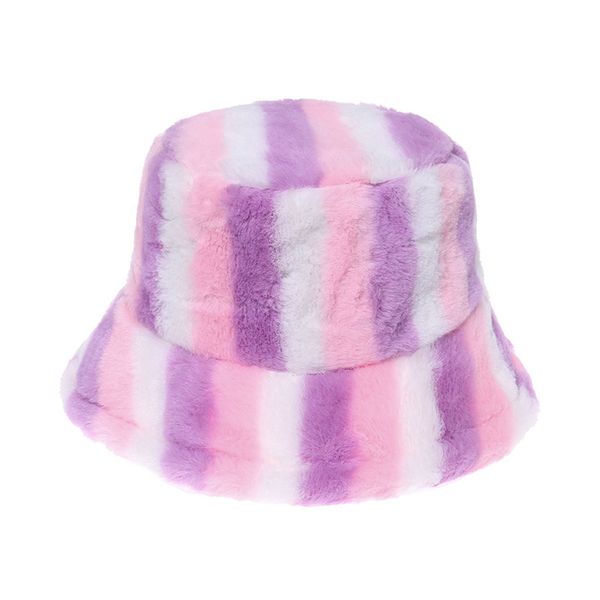 cross-border new arrival warm bucket hat imitation rabbit fur female online influencer trend colorful rainbow stripes wint, Blue;gray
cross-border new arrival warm bucket hat imitation rabbit fur female online influencer trend colorful rainbow stripes wint, Blue;gray