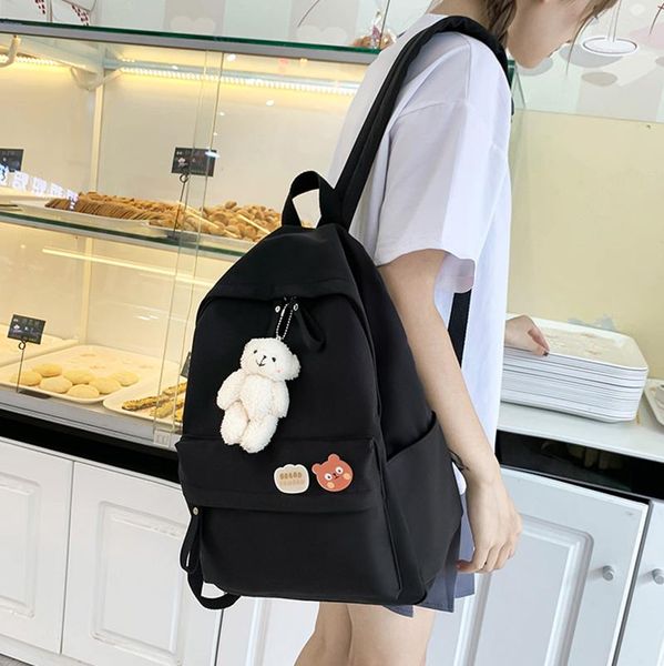 backpack solid color nylon female waterproof lapbag high capacity travel for women quality school
backpack solid color nylon female waterproof lapbag high capacity travel for women quality school