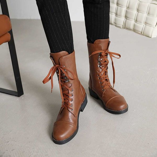 dress shoes women's leather boots motorcycle shoes fall lace up to winter of british style mb1i, Black
dress shoes women's leather boots motorcycle shoes fall lace up to winter of british style mb1i, Black