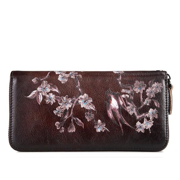 wallets genuine leather animal birds print women long purse wrist wallet, Red;black
wallets genuine leather animal birds print women long purse wrist wallet, Red;black