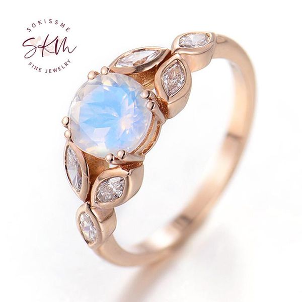 cluster rings skm delicate moonstone for women brand designer diamond engagement anniversary luxury fine jewelry, Golden;silver
cluster rings skm delicate moonstone for women brand designer diamond engagement anniversary luxury fine jewelry, Golden;silver
