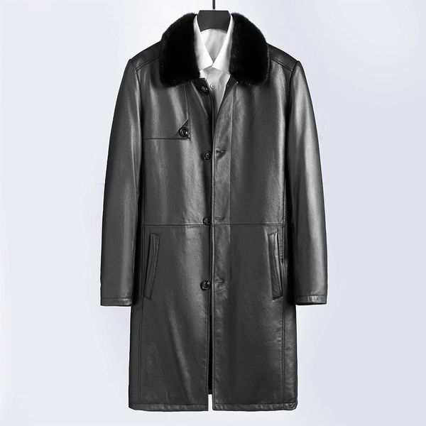 winter man clothe genuine leather jackets real mink fur coats thickening warm overcoat windbreakers snow outwear plus size l-4xl black
winter man clothe genuine leather jackets real mink fur coats thickening warm overcoat windbreakers snow outwear plus size l-4xl black