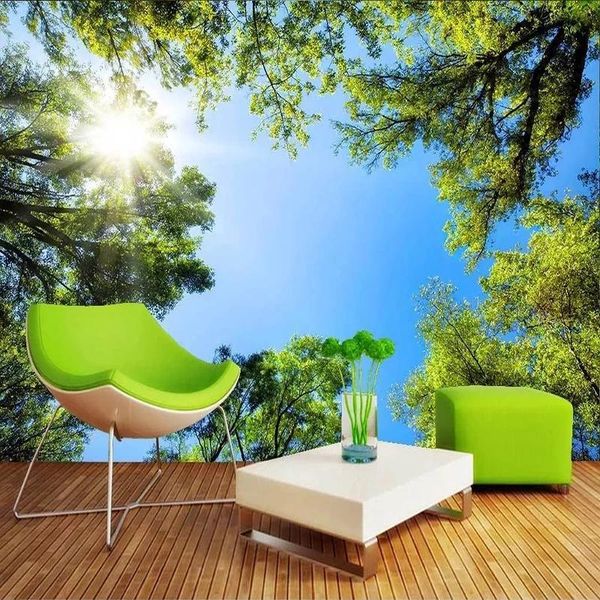 wallpapers custom 3d landscape green forest blue sky sunlight nature bedroom living room tv background mural waterproof
wallpapers custom 3d landscape green forest blue sky sunlight nature bedroom living room tv background mural waterproof