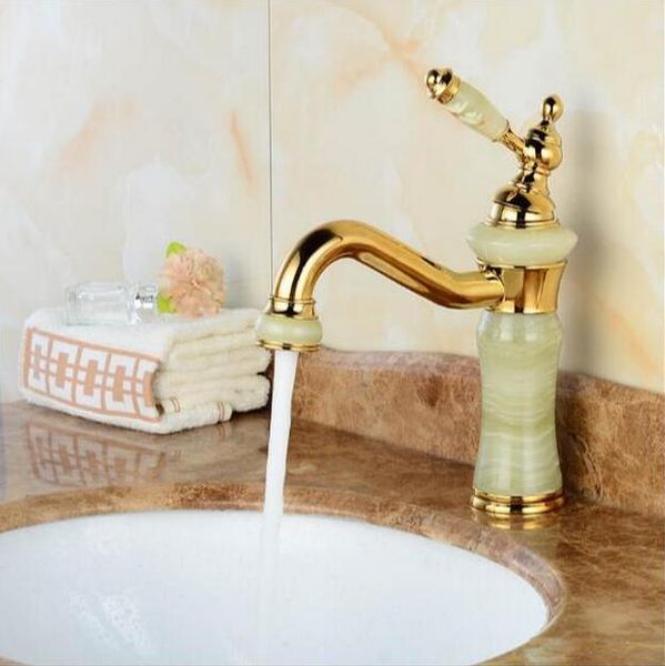 bathroom sink faucets jade and brass faucet gold finished basin faucet,luxury tap mixer water
bathroom sink faucets jade and brass faucet gold finished basin faucet,luxury tap mixer water