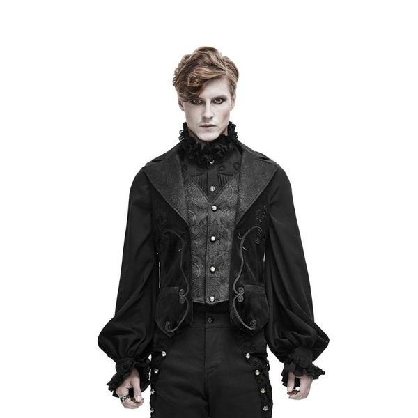 devil fashion men's punk sleeveless tuxedo vest victorian gentleman style retro prom party gown vests, Black;white
devil fashion men's punk sleeveless tuxedo vest victorian gentleman style retro prom party gown vests, Black;white