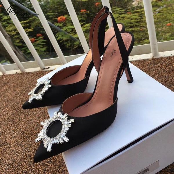 prowow fashion black genuine leather women summer sandals pointed toe crystal thin high heel ladies party shoes woman
prowow fashion black genuine leather women summer sandals pointed toe crystal thin high heel ladies party shoes woman