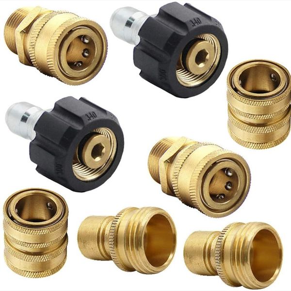 pressure washer adapter set quick disconnect kit m22 swivel to 3/8'' quick connect 3/4" to quick release
pressure washer adapter set quick disconnect kit m22 swivel to 3/8'' quick connect 3/4" to quick release