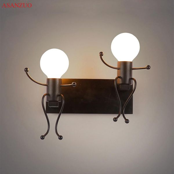 black/white children wall lamps creative cartoon villain lamp modern living room bedroom study art deco bedside
black/white children wall lamps creative cartoon villain lamp modern living room bedroom study art deco bedside