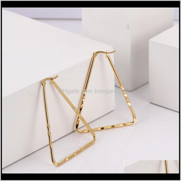& hie drop delivery 2021 korean set triangle hoop earrings stainless steel earring women golden personalized jewelry accessories c5urd, Golden;silver
& hie drop delivery 2021 korean set triangle hoop earrings stainless steel earring women golden personalized jewelry accessories c5urd, Golden;silver
