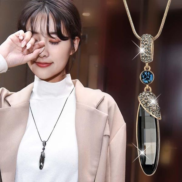 pendant necklaces long necklaces&pendants for women maxi femme gray crystal fashion necklace statement collar accessories jewelry, Silver
pendant necklaces long necklaces&pendants for women maxi femme gray crystal fashion necklace statement collar accessories jewelry, Silver