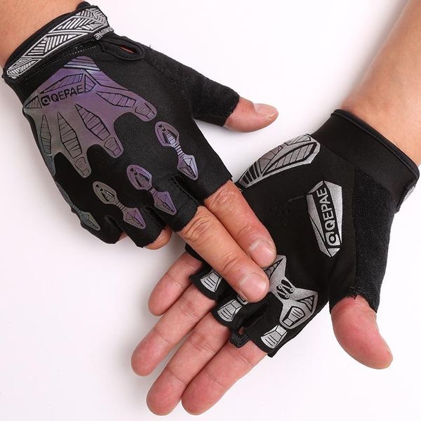 cycling gloves half finger reflective bicycle mtb light soft breathable summer sports bike accessories, Black
cycling gloves half finger reflective bicycle mtb light soft breathable summer sports bike accessories, Black
