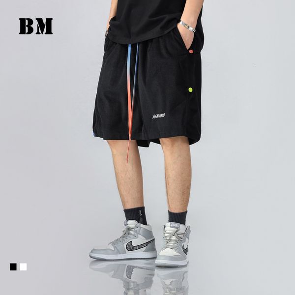 men's shorts summer side breasted raiow drawstring casual men korean fashion loose sweatpants kpop couple sports pants harajuku ma, White;black
men's shorts summer side breasted raiow drawstring casual men korean fashion loose sweatpants kpop couple sports pants harajuku ma, White;black