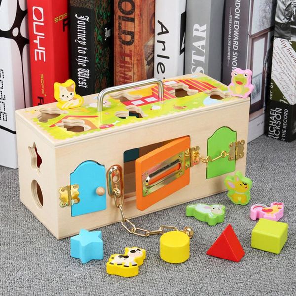 party masks 1 set animal key box toy funny matching game children educational