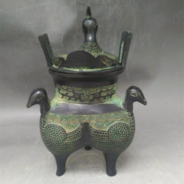 fragrance lamps decorative handwork exquisite bronze carving four peacock lucky incense burner mascot statue decoration collection ornaments
fragrance lamps decorative handwork exquisite bronze carving four peacock lucky incense burner mascot statue decoration collection ornaments