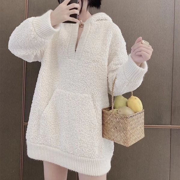 women's sweaters large sweater with female hood, casual loose large pocket for autumn and winter, cashmere b712 jag1, White;black
women's sweaters large sweater with female hood, casual loose large pocket for autumn and winter, cashmere b712 jag1, White;black
