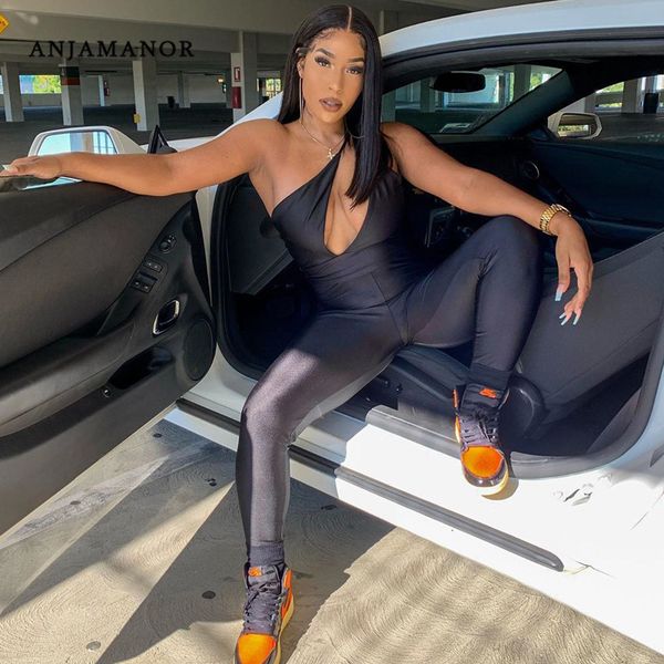 anjamanor black cutout one shoulder backless bodycon jumpsuit women sporty woman one piece outfit 2021 club outfits d16-bi28, Black;white
anjamanor black cutout one shoulder backless bodycon jumpsuit women sporty woman one piece outfit 2021 club outfits d16-bi28, Black;white