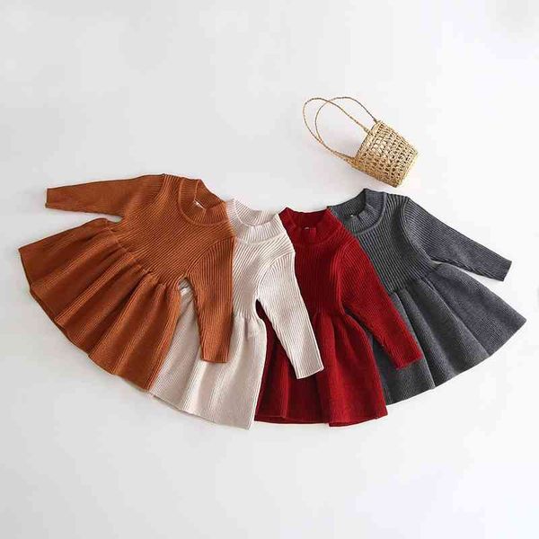 girls knitted dress autumn clothes elegant long sleeve kids toddler baby for girl princess warm sweater es 210508, Red;yellow
girls knitted dress autumn clothes elegant long sleeve kids toddler baby for girl princess warm sweater es 210508, Red;yellow