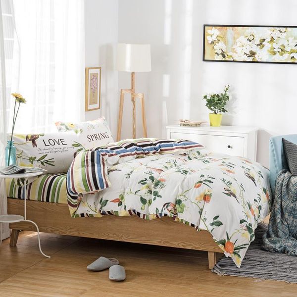 bedding sets modern design 100% cotton home set with spring fresh natural views 4pcs for double full bed #a09
bedding sets modern design 100% cotton home set with spring fresh natural views 4pcs for double full bed #a09