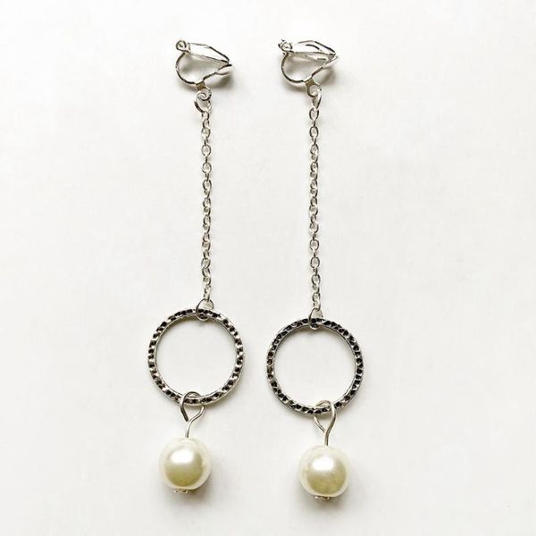 clip-on & screw back geometric big round circle earrings clip on imitation pearl tassel silver long female women girls
clip-on & screw back geometric big round circle earrings clip on imitation pearl tassel silver long female women girls