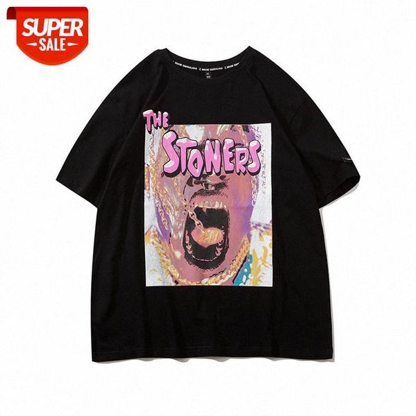 american high street simple casual printed t-shirt loose characters handwritten letter printing short-sleeved tee men and women #dr6i, White;black
american high street simple casual printed t-shirt loose characters handwritten letter printing short-sleeved tee men and women #dr6i, White;black