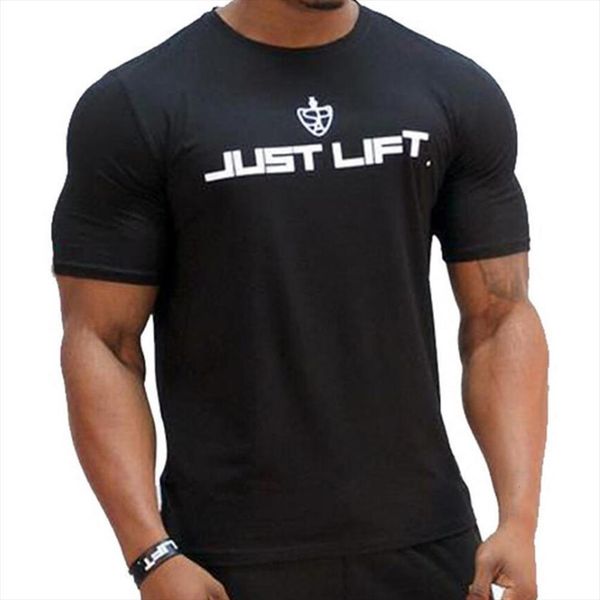 black gym fitness bodybuilding mens t shirt cotton short sleeve male sport brand tee summer casual clothing, White;black
black gym fitness bodybuilding mens t shirt cotton short sleeve male sport brand tee summer casual clothing, White;black