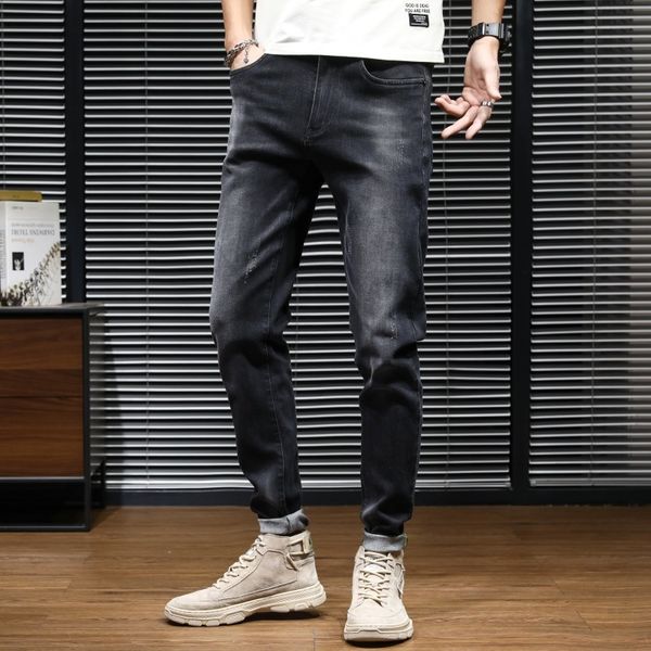 2021 spring jeans men's trendy slim leg casual long pants korean elastic youth versatile, Blue
2021 spring jeans men's trendy slim leg casual long pants korean elastic youth versatile, Blue