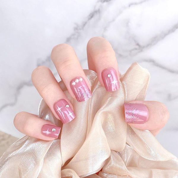 false nails 24pcs stars nail patch sweet style glue type removable short paragraph manicure save time fake, Red;gold
false nails 24pcs stars nail patch sweet style glue type removable short paragraph manicure save time fake, Red;gold