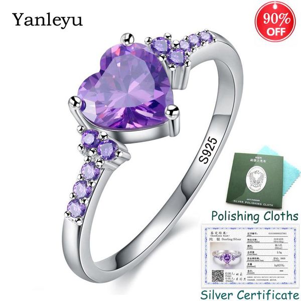 wedding rings send silver certificate yanleyu romantic heart purple crystal zircon for women 100% 925 fine jewelry pr255, Slivery;golden
wedding rings send silver certificate yanleyu romantic heart purple crystal zircon for women 100% 925 fine jewelry pr255, Slivery;golden