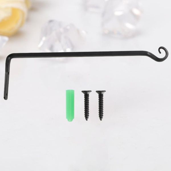 set of 10 inch hanging plant basket bracket iron hook flowerpot hanger for restaurant store planters & pots
set of 10 inch hanging plant basket bracket iron hook flowerpot hanger for restaurant store planters & pots