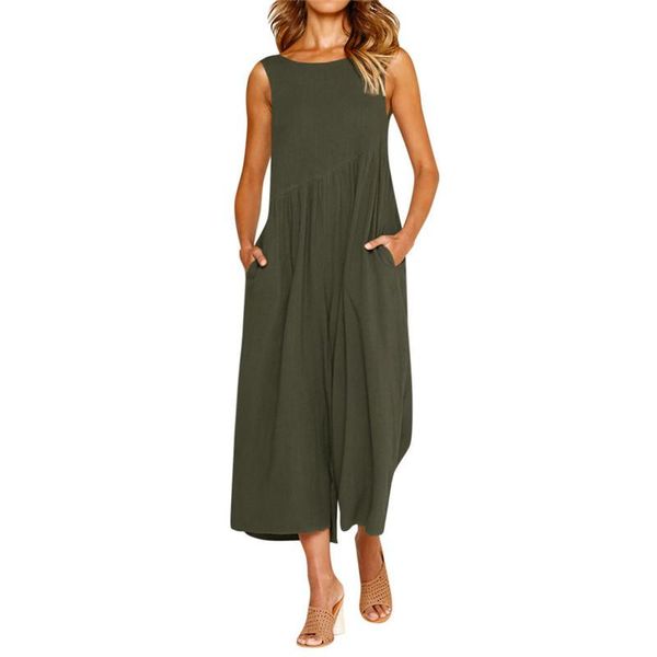 women's jumpsuits & rompers sleeveless strap women pockets holiday mini playsuit casual loose ladies summer beach solid jumpsuit, Black;white
women's jumpsuits & rompers sleeveless strap women pockets holiday mini playsuit casual loose ladies summer beach solid jumpsuit, Black;white