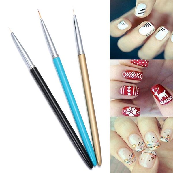 nail brushes 3pcs art liner uv gel painting acrylic nylon brush drawing pens manicure accessories (7/9/11mm), Yellow
nail brushes 3pcs art liner uv gel painting acrylic nylon brush drawing pens manicure accessories (7/9/11mm), Yellow