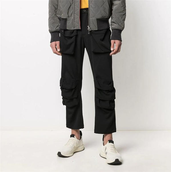 men's pants casual nine points youth summer micro elastic handsome straight loose and versatile ov, Black
men's pants casual nine points youth summer micro elastic handsome straight loose and versatile ov, Black