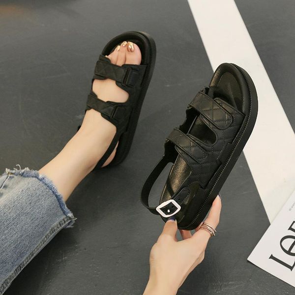 sandals luxury hook and loop for women, casual shoes platform gladiator summer, 2021 sandalias de mujer, Black
sandals luxury hook and loop for women, casual shoes platform gladiator summer, 2021 sandalias de mujer, Black