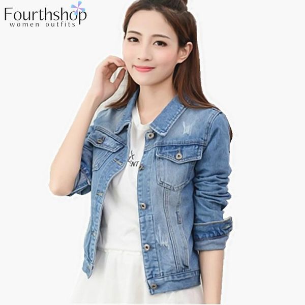 women's jackets women jeans jacket coat casual frayed vintage denim autumn winter windbreaker female outwear pockets buttons 2021, Black;brown
women's jackets women jeans jacket coat casual frayed vintage denim autumn winter windbreaker female outwear pockets buttons 2021, Black;brown