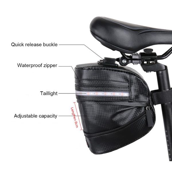 bike lights red/colorful led light bicycle saddle bag waterproof mtb rear bags cycling tail accessories with usb charging
bike lights red/colorful led light bicycle saddle bag waterproof mtb rear bags cycling tail accessories with usb charging