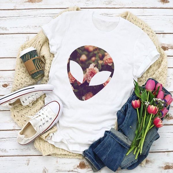 graphic cartoon face floral womens t shirt flower print summer lady clothes clothing tee female, White
graphic cartoon face floral womens t shirt flower print summer lady clothes clothing tee female, White