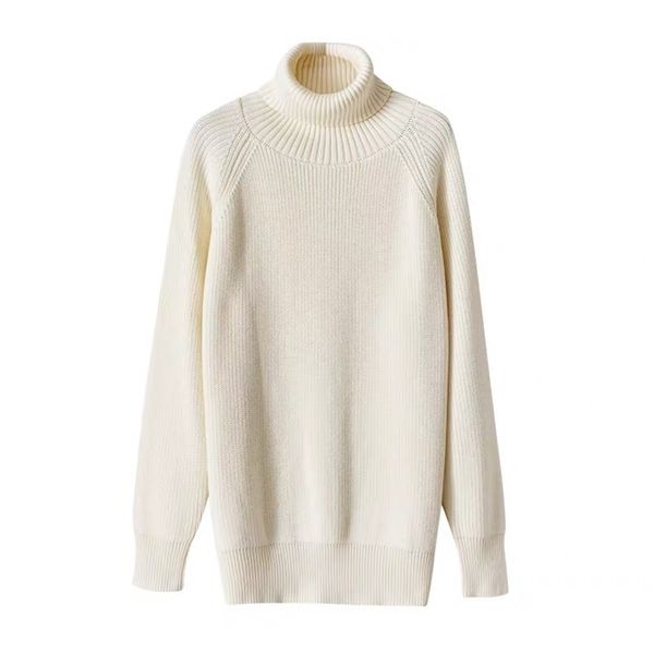 design turtleneck sweater warm women knit solid color loose pullover cashmere winter soft wool lady jumper 211215, White;black
design turtleneck sweater warm women knit solid color loose pullover cashmere winter soft wool lady jumper 211215, White;black